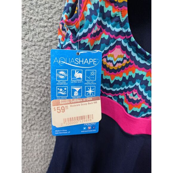 NWT Dolfin Aquashape Women's Moderate Scoop Back Swimsuit sz 6 - Picture 12 of 12